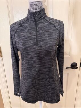 DSG Black Heathered Quarter-Zip Pullover